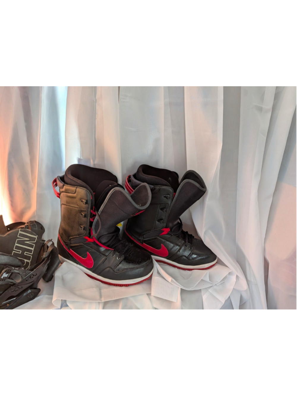 Nike Vapen 447125-001 Snowboard Boots Men’s 13 Black Varsity Red 2011 Rare